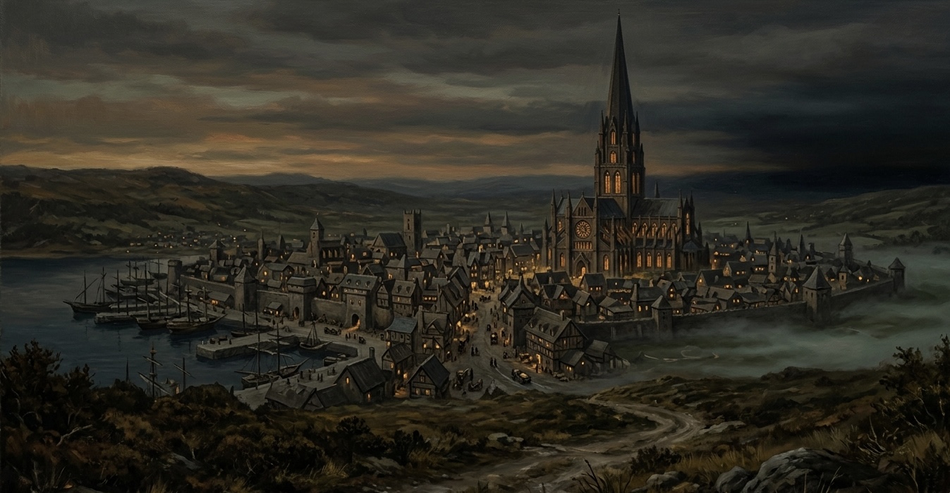 Eryndal — a city at dusk
